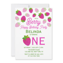 ピンクグリッター Y2K スターベリー 1歳の誕生日