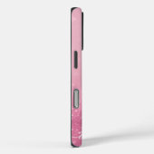 ピンクグリッターiPhoneケース(イニシャルと名前) Case-Mate iPhoneケース (裏面 / 右)