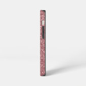 ピンクグリッターiPhoneケース iPhoneケース (左側面)