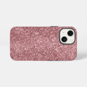 ピンクグリッターiPhoneケース iPhoneケース (裏面横)