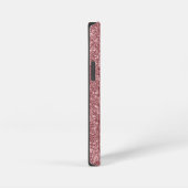 ピンクグリッターiPhoneケース iPhoneケース (右側面)