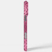 ピンクグリッターXOXO Case-Mate iPhoneケース (裏面 / 右)