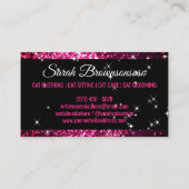 ピンクグリッツグラムスターラストキャット 名刺 (裏面)