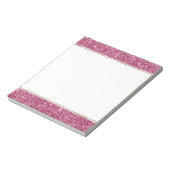ピンクグリッツグリッター ノートパッド (回転)