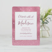 ピンクグリッツ誕生日 招待状 (スタンド正面)