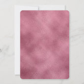 ピンクグリッツ誕生日 招待状 (裏面)