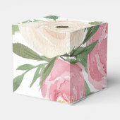 ピンクグリーンウォーター色フローラクリスチャンの好意ボックス フェイバーボックス (裏面サイド)