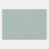 ピンクグリーンクリスマスツリー金ゴールド星 ラッピングペーパーシート (正面2)