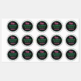 ピンクグリーンクローバー2024投票ハリスワルツ ラベル