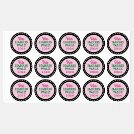 ピンクグリーンクローバー2024投票ハリスワルツ ラベル