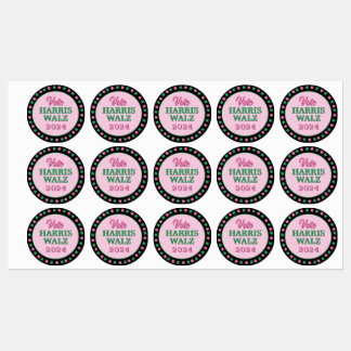 ピンクグリーンクローバー2024投票ハリスワルツ ラベル