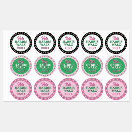 ピンクグリーンクローバー2024投票ハリスワルツ ラベル