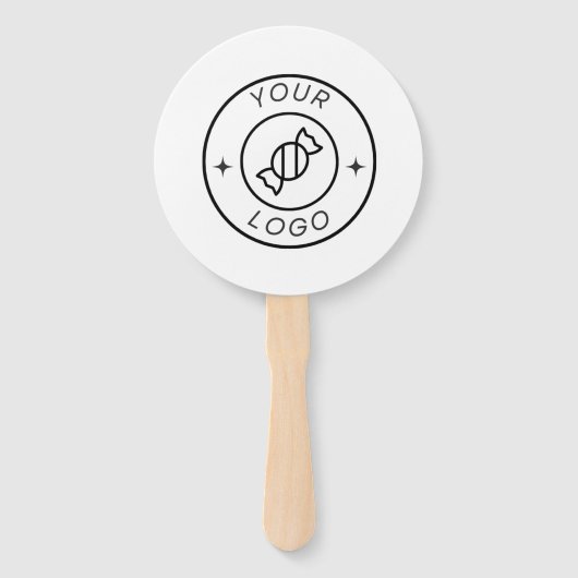 ピンクグリーンゴルフカートパーソナライズされたおもしろい ハンドファン (裏面)