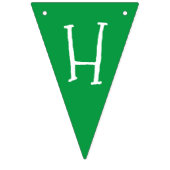 ピンクグリーンスイカスライス誕生日パーティーピクニック バンティングフラッグ (第2の旗)