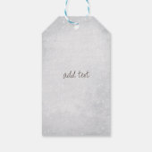 ピンクグリーンパインツリースノー ギフトタグ (裏面)