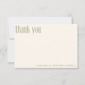 ピンクグリーンパステル抽象芸術マーブルカスタムウェディング サンキューカード (正面)