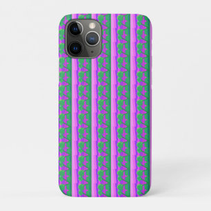 ピンクグリーンパープルiPhone / iPadケース iPhone 11 Proケース