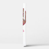 ピンクグリーンファンキーペイズリーパーソナライズされた Case-Mate iPhoneケース (裏面 / 左)