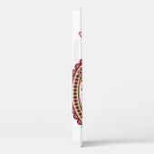 ピンクグリーンファンキーペイズリーパーソナライズされた Case-Mate iPhoneケース (裏面 / 右)