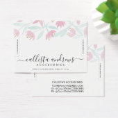 ピンクグリーンフローラ水彩ブレスレットディスプレイ (デスク)