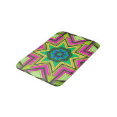 ピンクグリーンブルー抽象芸術 バスマット (アングル)