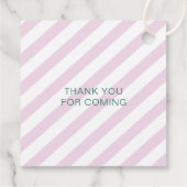 ピンクグリーンレトロピクレボール30歳の誕生日 フェイバータグ (裏面)