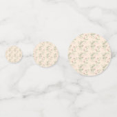 ピンクグリーンレトロY2K 70s花柄 コンフェッティ (裏面)