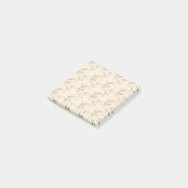 ピンクグリーンレトロY2K 70s花柄 ポストイット (アングル)