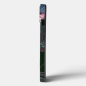 ピンクグリーン小妖精や小人フェアリー女性ファンタジーアート Case-Mate iPhoneケース (裏面 / 左)