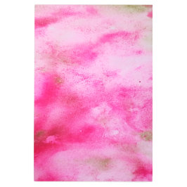 ピンクグリーン水カラー抽象芸術ウォールメタルアート メタルプリント