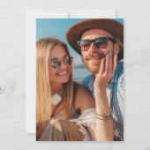 ピンクグルービートレンディーモダンディスコハート写真 セーブザデート (裏面)