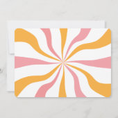 ピンクグルーヴィラストディスコバチェロレッテ招待状 招待状 (裏面)