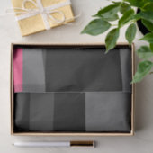 ピンクグレーとブラック抽象芸術 薄葉紙 (ギフト)