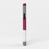 ピンクグレーとホワイト抽象芸術 Case-Mate iPhoneケース (裏面/右)