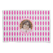 ピンクグレーカスタムの写真 枕カバー (正面)