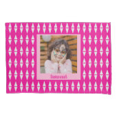 ピンクグレーカスタムの写真 枕カバー (正面)