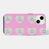 ピンクグレーカップケーキ iPhoneケース (裏面横)