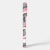 ピンクグレーカモフラージュ オリジナルデザイン Case-Mate iPhoneケース (裏面 / 右)