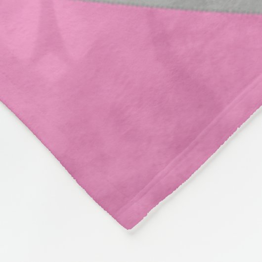 ピンクグレーガーリーバレーボールwアスリート名前をカスタムする フリースブランケット (角)