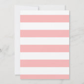 ピンクグレーシーシェルビーチ結婚式招待状 招待状 (裏面)