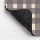 ピンクグレージンガムパーソナライズされた マウスパッド (コーナー)