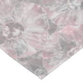 ピンクグレースタイリッシュの大きな花 テーブルクロス (アングル)