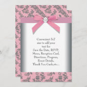 ピンクグレースワールダマスク 招待状 (正面/裏面)