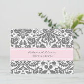 ピンクグレーダマスクリハーサルディナーパーティー 招待状 (スタンド正面)