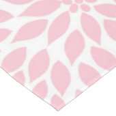 ピンクグレーダリアフローラアールデコール、花 テーブルクロス (アングル)