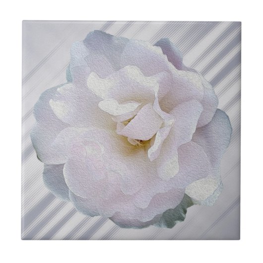 ピンクグレーバラ タイル (正面)