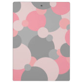 ピンクグレー分子クリップボード クリップボード (裏面)