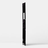 ピンクグレー抽象芸術のシームレスなパターンと円。  Case-Mate iPhoneケース (裏面 / 右)