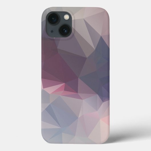 ピンクグレー抽象芸術ピラミッドパターンデザイン Case-Mate iPhoneケース (裏面)
