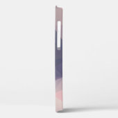 ピンクグレー抽象芸術角錐パターンデザインケース – マット Case-Mate iPhoneケース (裏面 / 左)